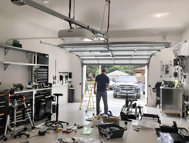Garage door opener installation by Rocky River Garage Door Repair in Rocky River