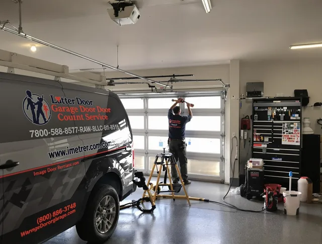 Rocky River Garage Door Repair team performing same-day garage door repair in Rocky River