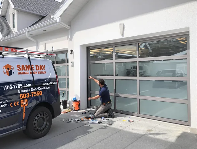 Same-day garage door repair service by Rocky River Garage Door Repair in Rocky River